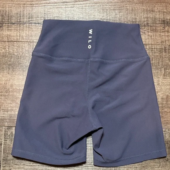 Women's Navy High-Waisted Shorts - Picture 5 of 7